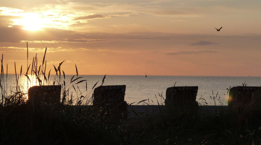 Lütt Deern - abendlicher Strand von Timmendorf Strand auf Insel Poel